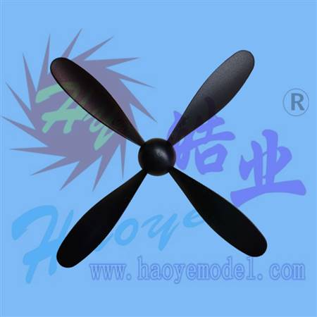 HY001-01001  4-Blade Propeller w/nut (rubber band power)